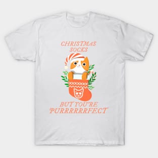 Christmas Socks But You're Perfect T-Shirt